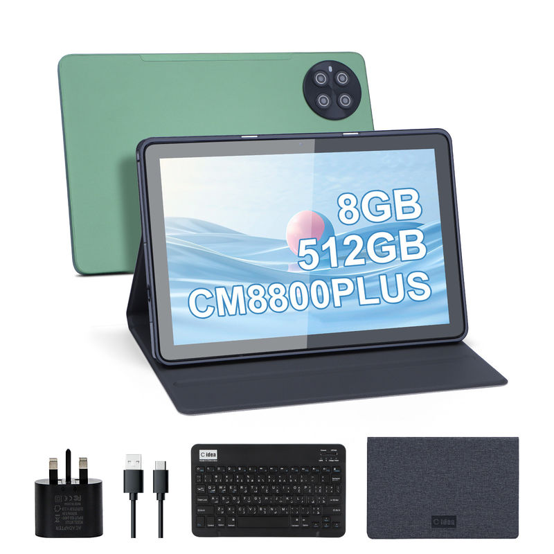 C idee Tablet voor studenten 8GB RAM 512GB ROM 10,1 inch Tablet PC met 2 SIM CM8800plus