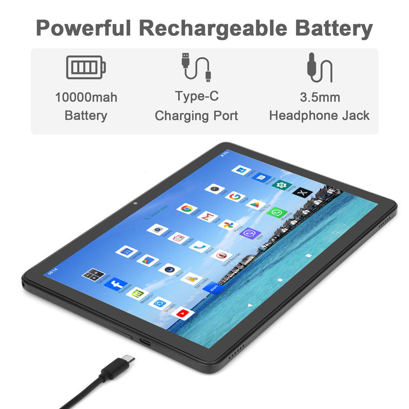 C Idea 512 GB opslag 5G WiFi Trouch Screen 10.1 inch Tablet Met SIM Voor school CM8800plus