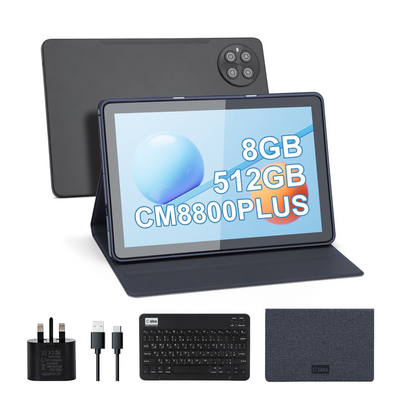 C Idea 512 GB opslag 5G WiFi Trouch Screen 10.1 inch Tablet Met SIM Voor school CM8800plus