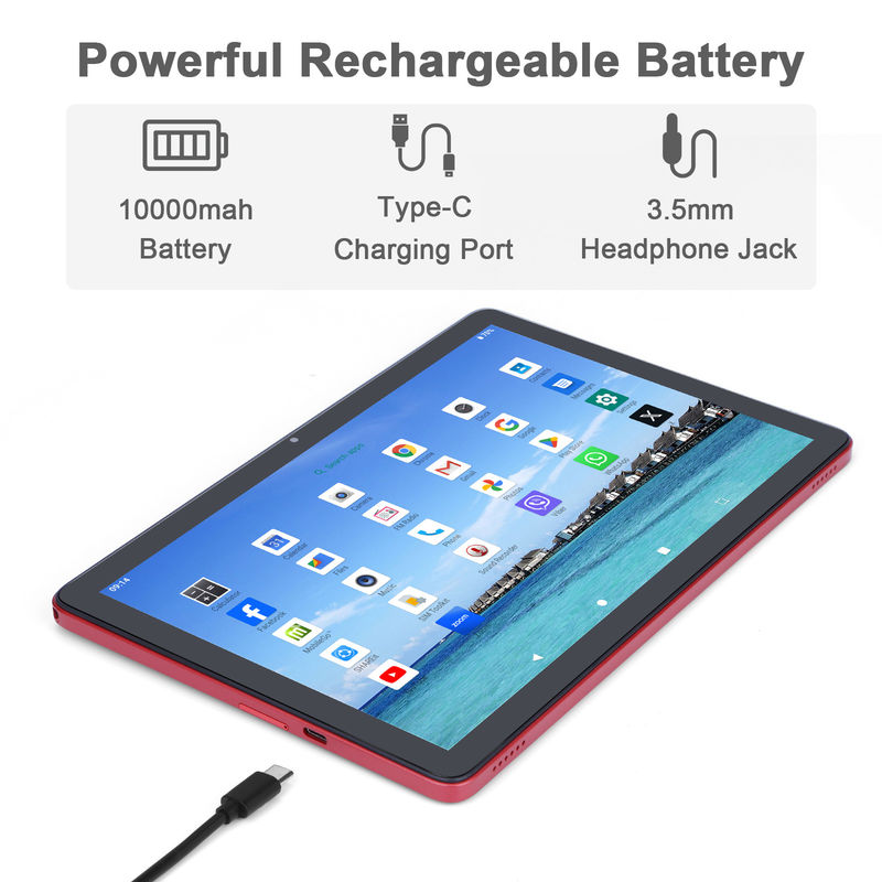 C idea Kids Tablet met 8GB RAM 512GB ROM Android Tablet PC met toetsenbord CM8800plus