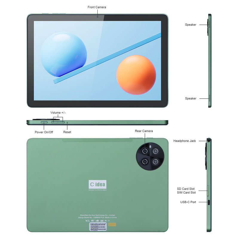 C idea 10,1 inch Educational Tablet voor studenten met toetsenbordmuis 2 SIM CM8800plus