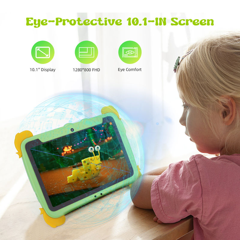 C Idea Kids Tablet 10.1 inch Android Tablet PC met hoes oogbescherming 1280*800 Scherm Pre-installer IWAWA voor onderwijs