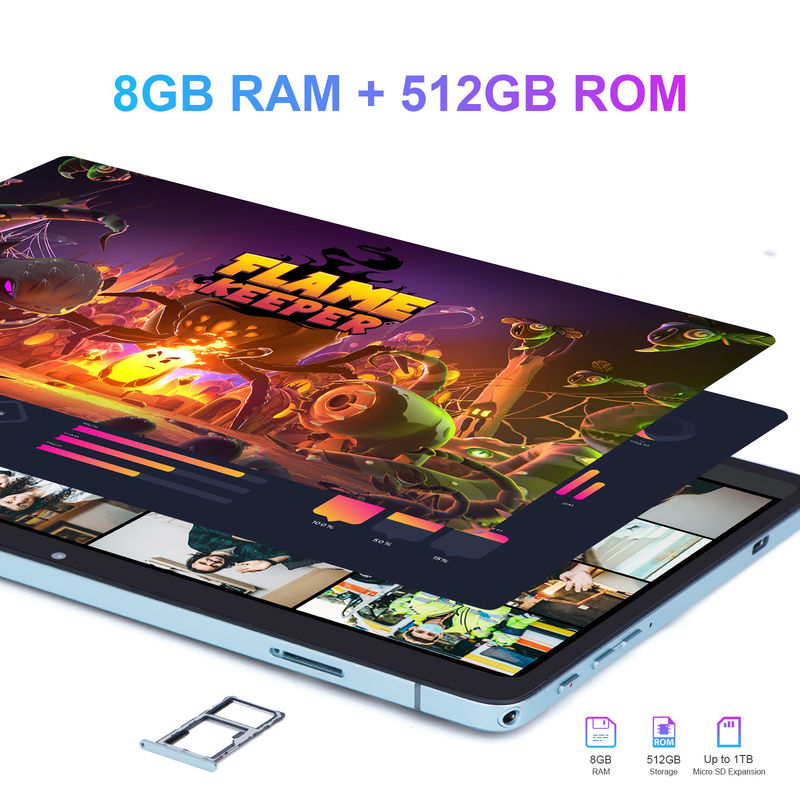C Idea 10.1 inch touchscreen tablets met 8GB 512GB ROM en SIM ondersteuning voor onderwijs leren