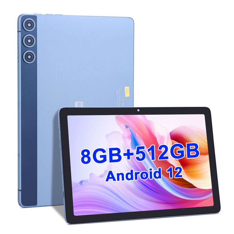 C idee Android Tablet 10,1 inch groot scherm 8GB RAM 512GB WIFI 5G Tablet met toetsenbord muis SIM-ondersteuning voor studenten