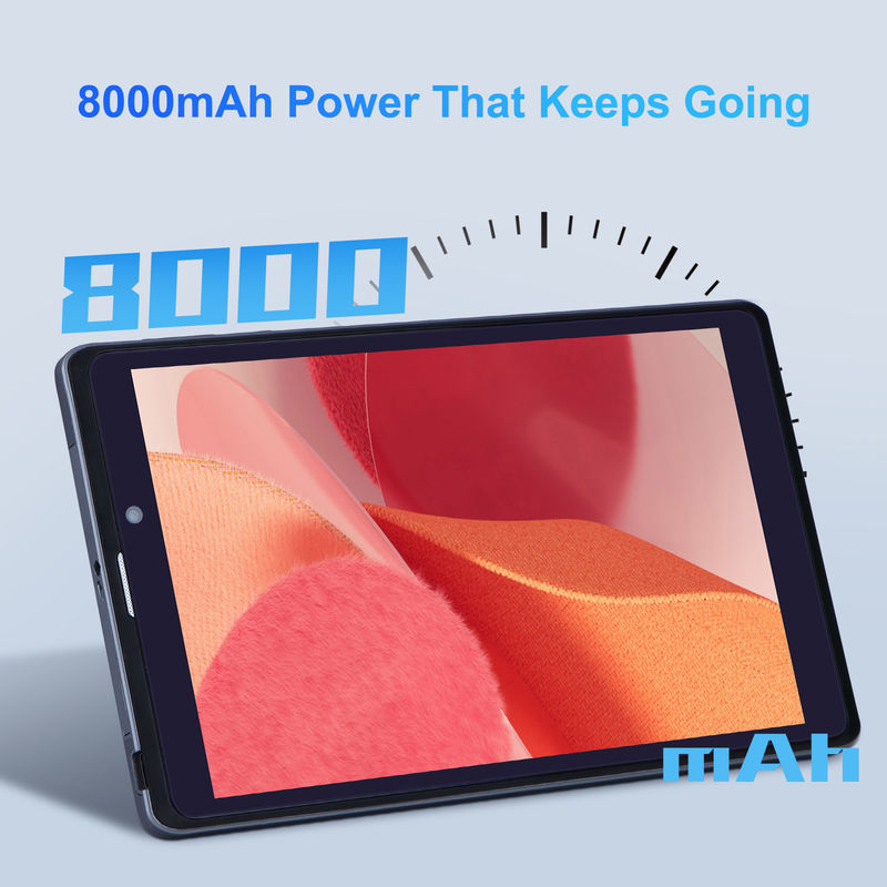 C idee Android Tablet PC Dual Camera 8 Inch 1280x800 IPS HD Display Android 12 Tablets voor tieners CM818-Grey