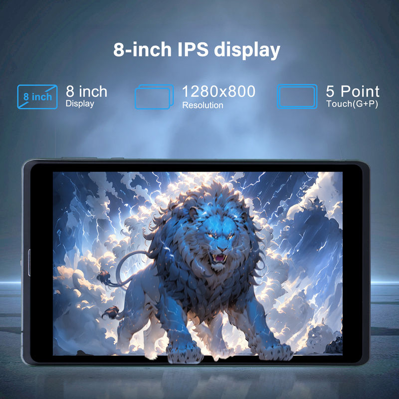 C idee Android Tablet PC Dual Camera 8 Inch 1280x800 IPS HD Display Android 12 Tablets voor tieners CM818-Grey