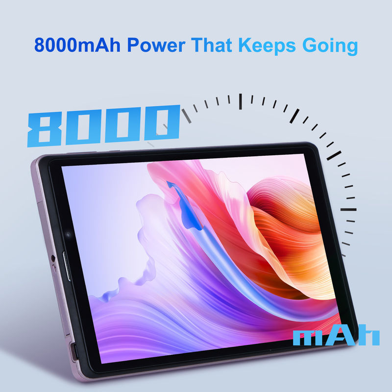 C idee 8 inch Android 12 Tablet 8000mAh Batterij 5+8MP Camera 8GB RAM 512GB ROM voor Onderwijs Leer CM818-roze