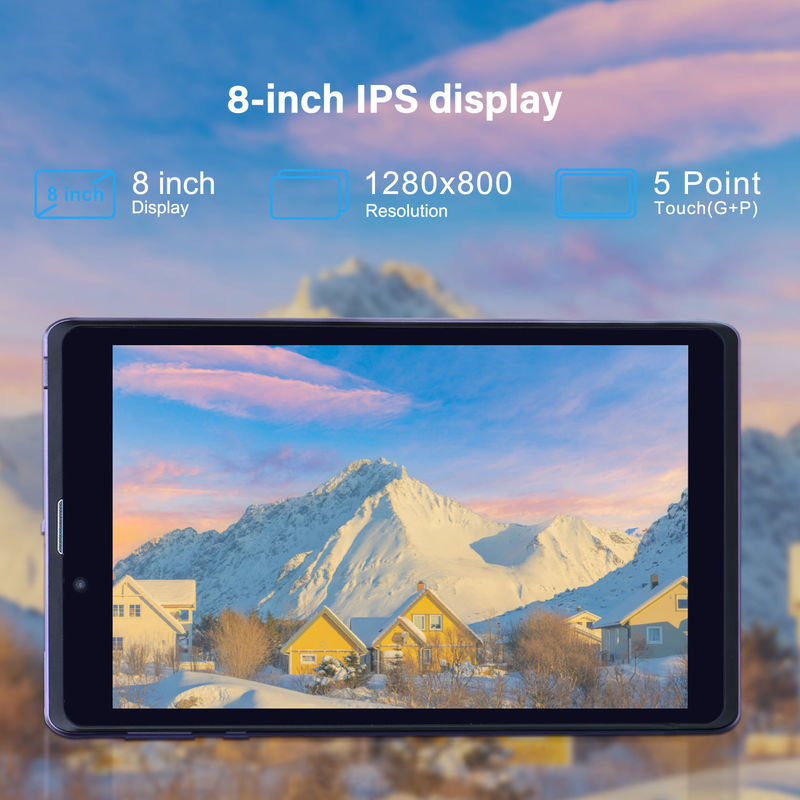 C Idea Portable 8 In Android Tablet PC 8 GB RAM 512 GB Android 12 Tablet IPS HD Display Quad Core CM818-Purple