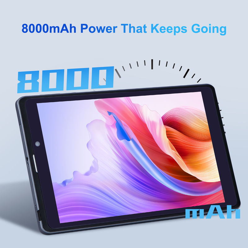 C idee Android Tablet PC Dual Camera 8 Inch 1280x800 IPS HD Display Android 12 Tablets voor studenten CM818-Grey