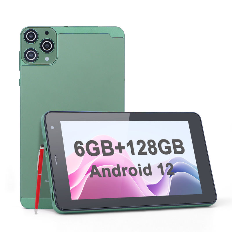 C Idea 7 inch Android Tablets 6+128GB Quad Core Touch Screen Tablets voor Studenet CM515 ((groen))