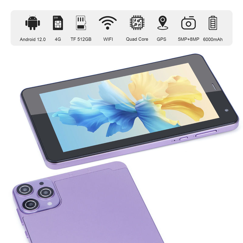 C Idea Mini 7 Inch Android System WiFi 5G Educational Tablets voor Studenten CM515 ((Purple)