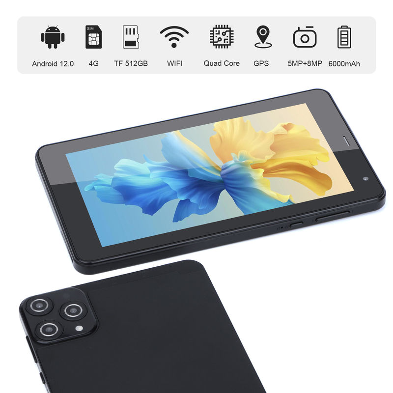 C Idea 7 inch Android Smart Tablets 6+128GB Quad Core WiFi 5G Tablet Voor school CM515