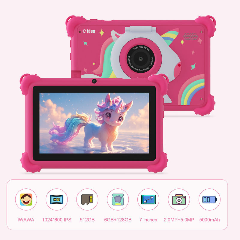 C Idea 7 inch Android Smart Tablet PC voor kind met uitbreiding 512GB kinderen APP CM88