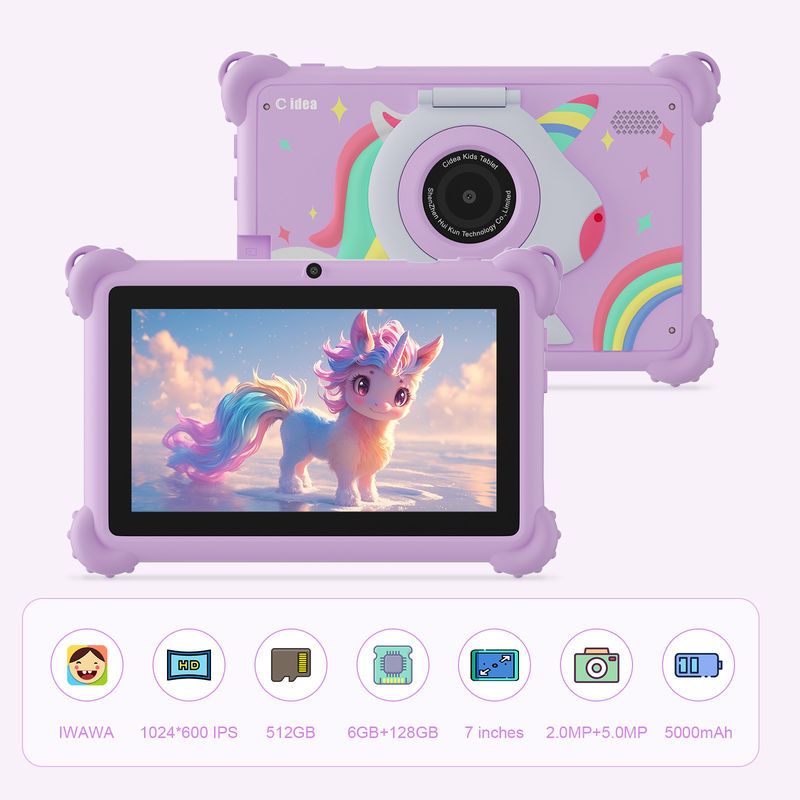 C Idea 7 Inch Kids Tablet leeftijd 3-7 Dual Camera IPS scherm educatieve kidspad met ouderlijke controle CM88