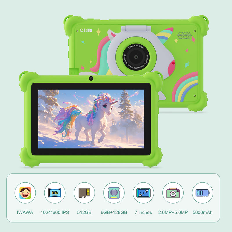 C idee 2024 Kids Learning Tablet Android 12 Voorgeladen Apps en Duurzaam Ontwerp CM88