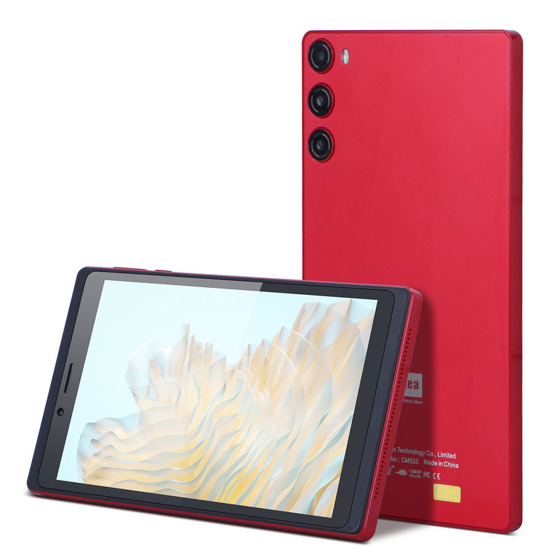 C Idea 7 Inch Tablet 512GB Met SIM Android Tablet PC Voor Studenten Leer CM525 Rood