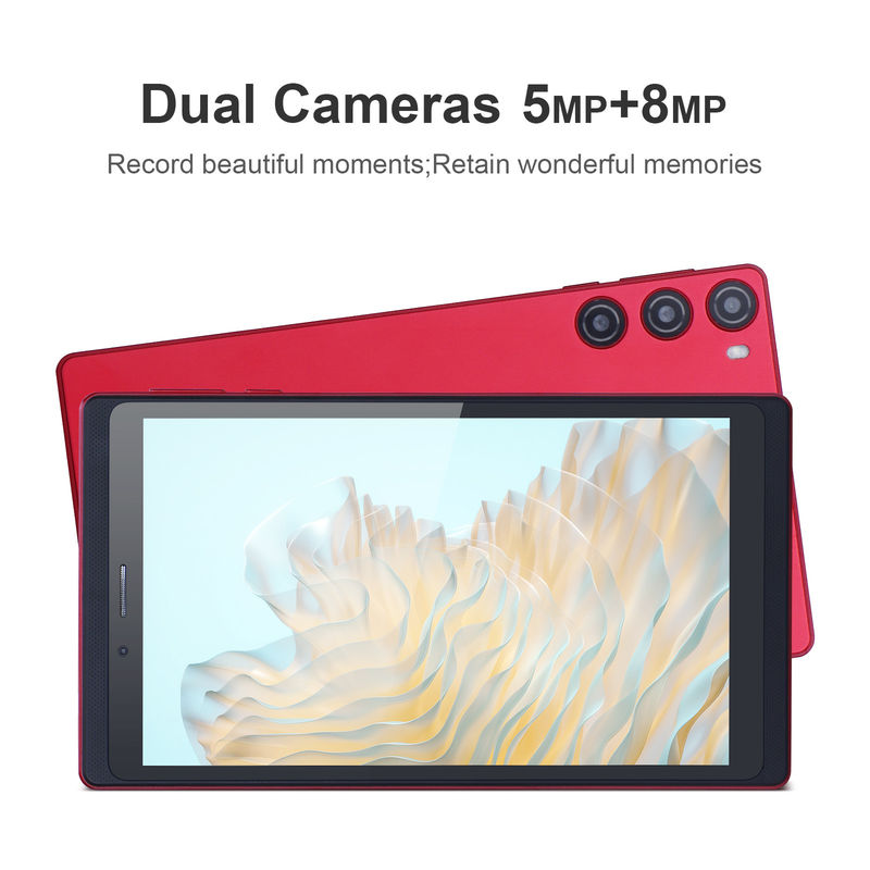 C Idea 7 Inch Tablet 512GB Met SIM Android Tablet PC Voor Studenten Leer CM525 Rood