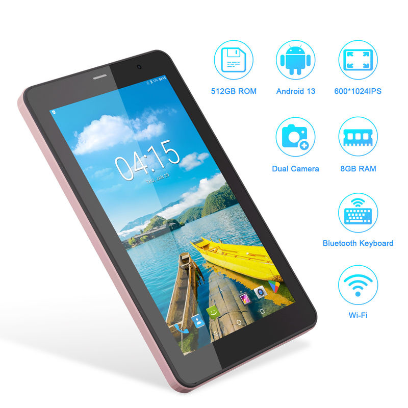 C Idea 7 inch tabletten met SIM Wifi Android tablet pc voor studenten CM518 Pro Pink