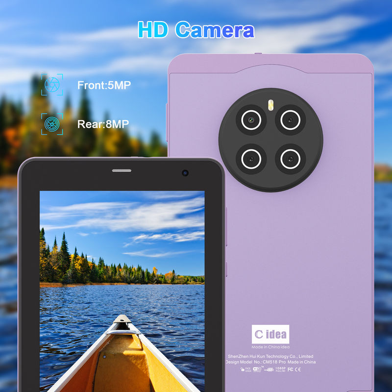 C Idea Android 13 met 6000mAh 7 inch tablets educatieve tablet pc met pen CM518 Pro Purple