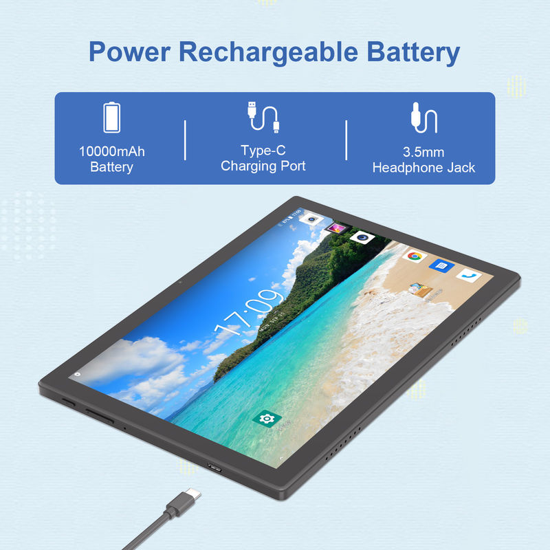 C Idea 10.1 inch Wifi Educational Android Tablet PC Met Sim Support Keyboard M8200 Plus Zwart