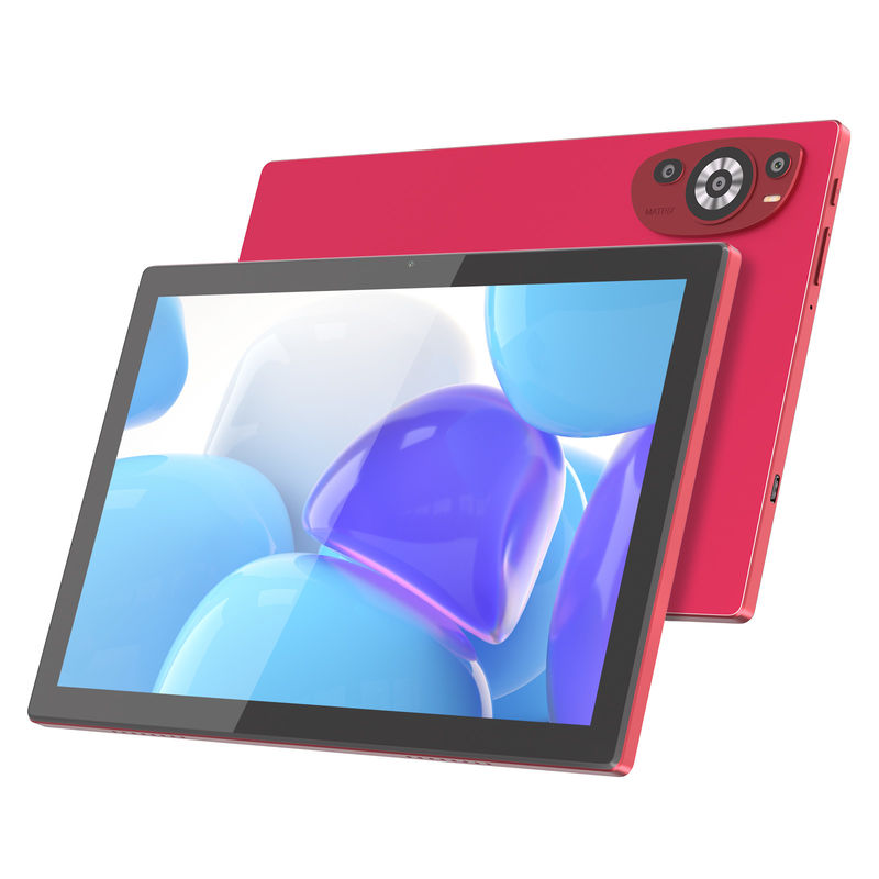 C Idea 10.1 inch Android 14 Smart Tablet PC met Sim ondersteuning voor tieners CM8200Plus rood
