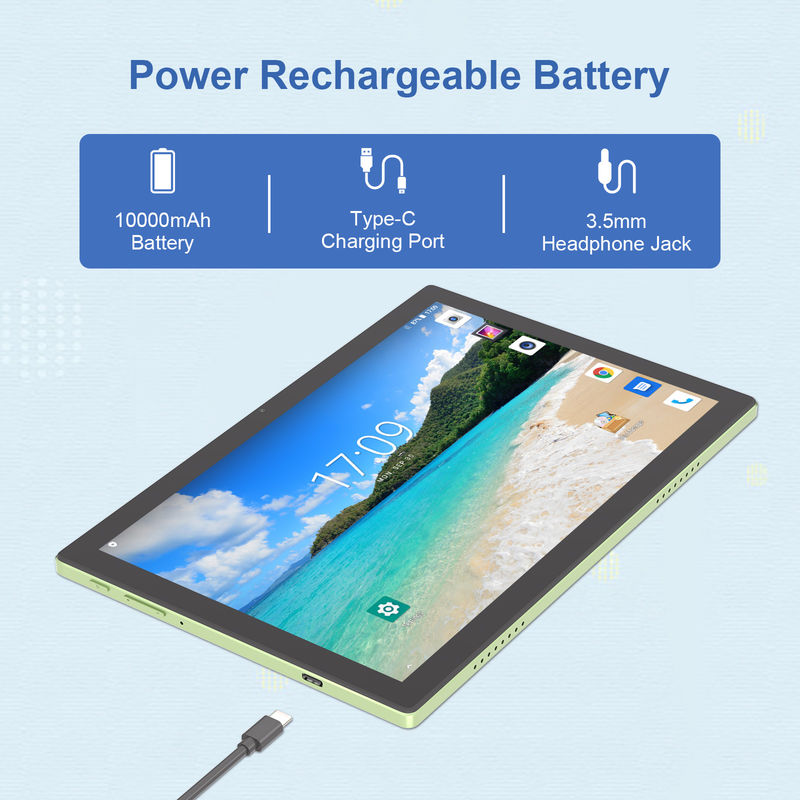 C Idea 5g Android 14 Uitbreidbare opslag 512GB Touch Screen Tablets Met Keyboard CM8200plus Groen