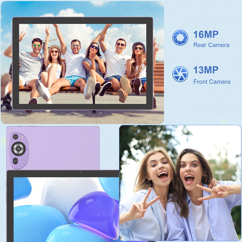C Idea Android 14 Tab 512 GB Educational Tablet voor studenten met toetsenbord Cm8200plus paars