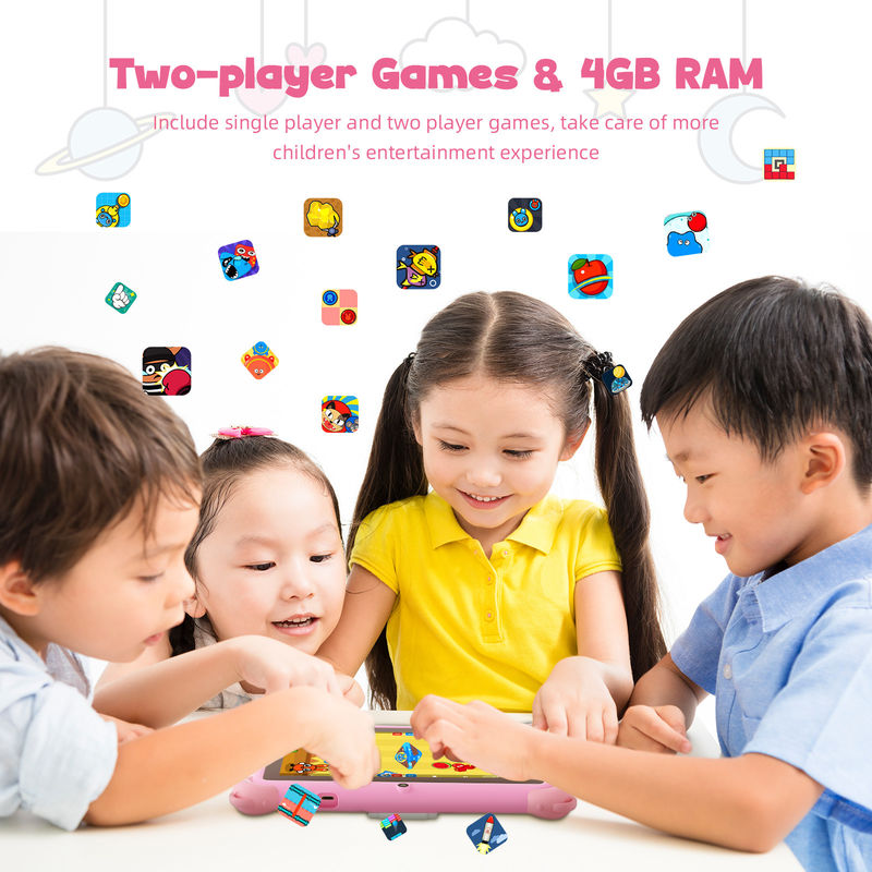 C Idea Android 13 Kids Tablet 4+32GB Educational Tablet Kidspad met Friendly APP CM91 roze