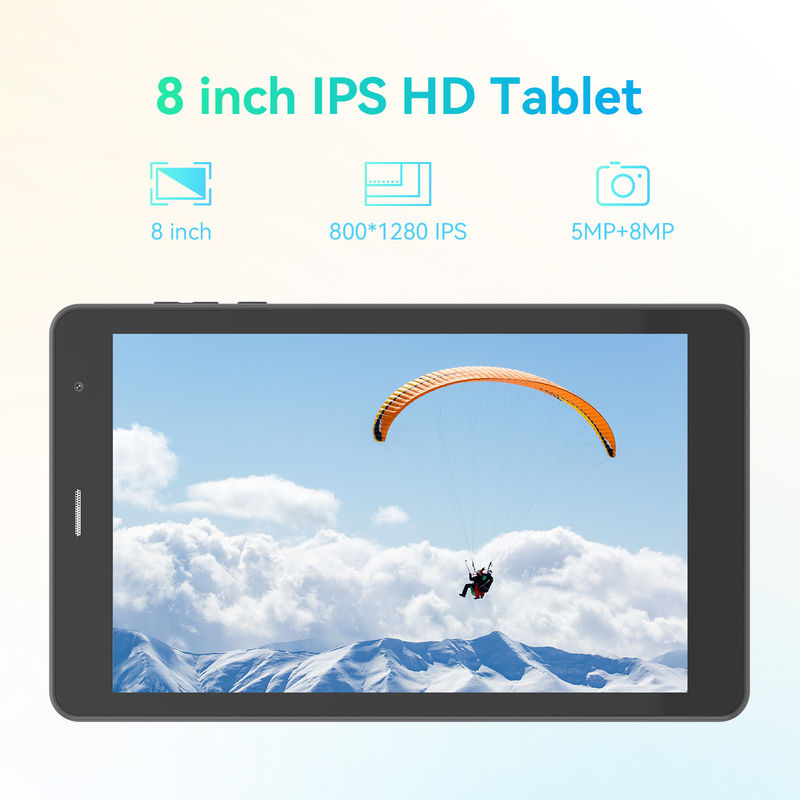 C Idea ODM 8 inch 8+512gb 8000mah 5+8MP Dual Camera Android Tablet PC Met Sim Voor Studenten CM828 Zwart