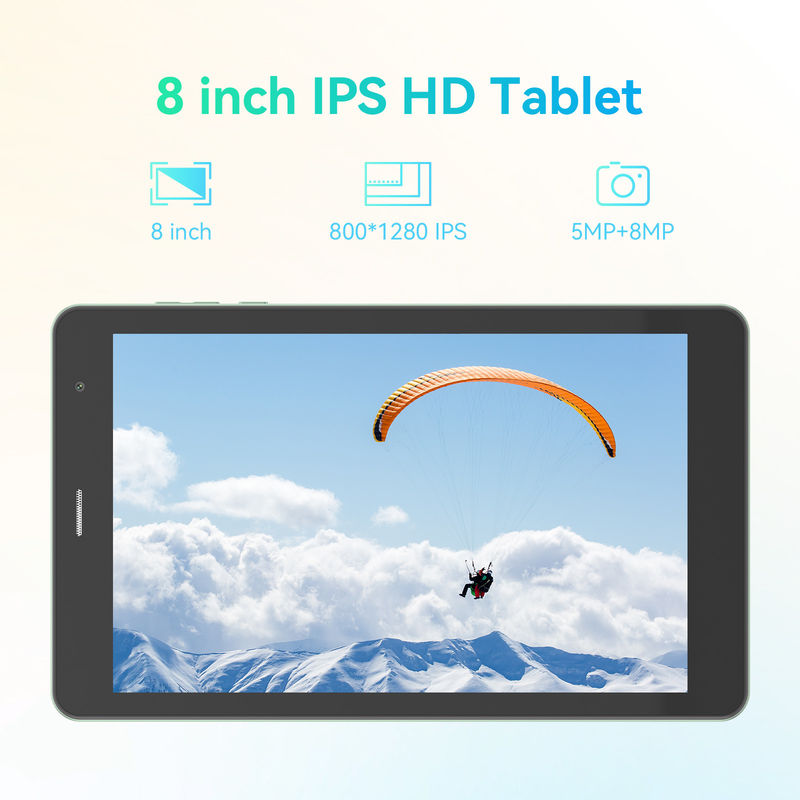C Idea Groothandel Tablet 8 inch 800*1280HD IPS Dual Camera Android Tablet Pc Met Sim Voor Leren CM828 Groen
