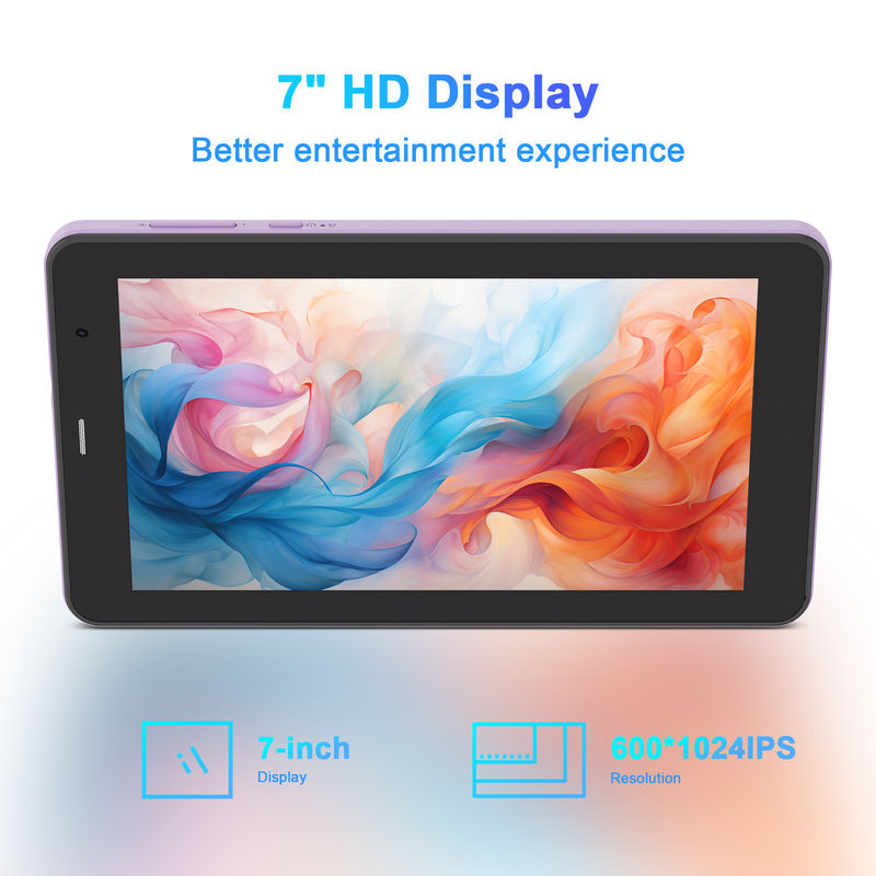 C Idea Android 13 Educational Tablet, 8+512GB, draagbare 7-inch tablet PC met Sim-ondersteuning CM518pro Purple