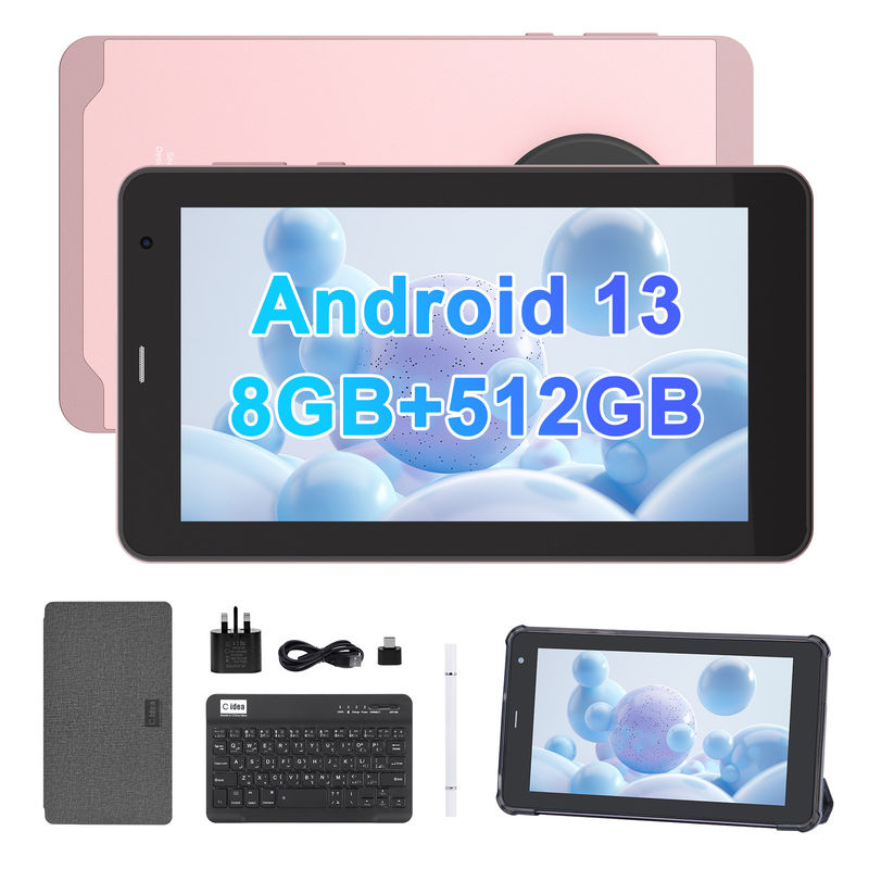 C Idea 7 inch Android Tab, 8+512GB, Quad Core, Educational Tablet Perfect voor studenten  CM518pro Pink