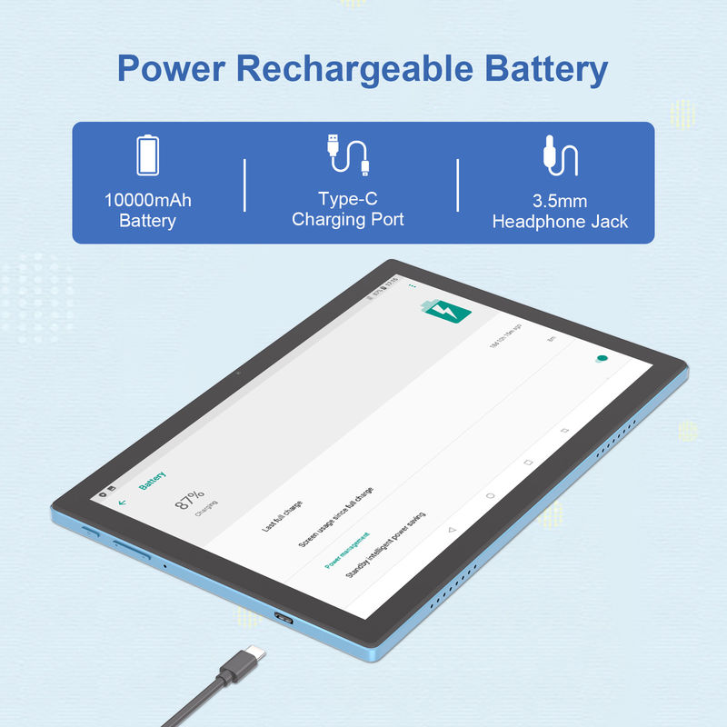 C Idea Android 14 Touch Screen 800*1280 IPS Incell 10,1 inch Tabletten met Pen CM8200plus Blauw