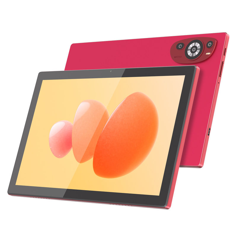 C Idea 10.1 inch Android 14 Smart Tablet PC met Dual SIM Support CM8200Plus rood