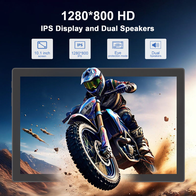 C Idea 10.1 inch Wifi Tablet Met Sim Support Keyboard Educational Android Tablet Pc M8200 Plus Zwart