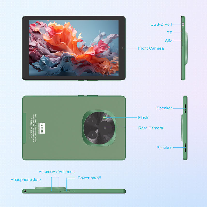 C Idea 9 inch WIFI Tablet 800x1280 IPS Touch Screen Tablet Met Stylus Pen CM935 groen