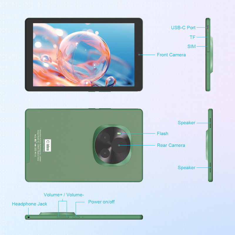 C Idea 5G Education Tablet 800x1280 IPS Touch Screen Tablet Met Stylus Pen CM935 groen
