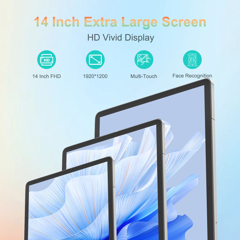 C Idea 14 inch tablet 5G touchscreen tabletten voor studenten CM14000 Plus Grijs