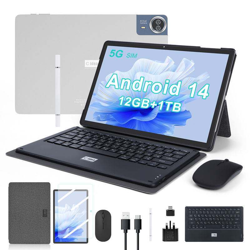 C Idea 14 inch tablet 5G touchscreen tabletten voor studenten CM14000 Plus Grijs