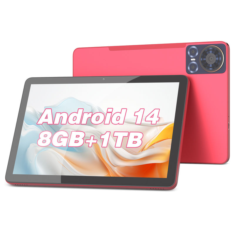 C Idea Tablet 10.1 inch 5G LTE Tablet Touch Screen Tablet Pc voor Entertainment CM8300 Plus Rood