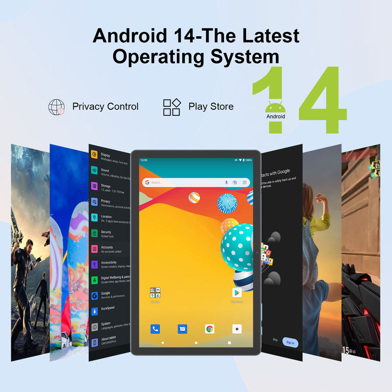 C Idea 10,36 inch Android 14 Tablet 2k Screen Smart Tablet PC CM10500 Plus Blauw