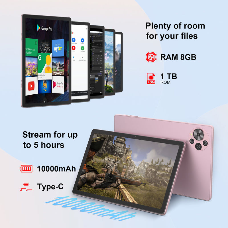 C Idea 10,36 inch Android 14 Educational Smart Tablet Voor Studenten CM10500 Plus Roze