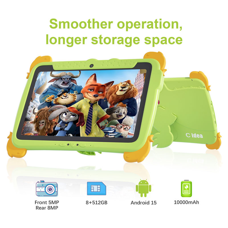 C Idea 10,1 inch Android Tablet 8 GB RAM 512 GB ROM Tablet Kidspad CM10000plus