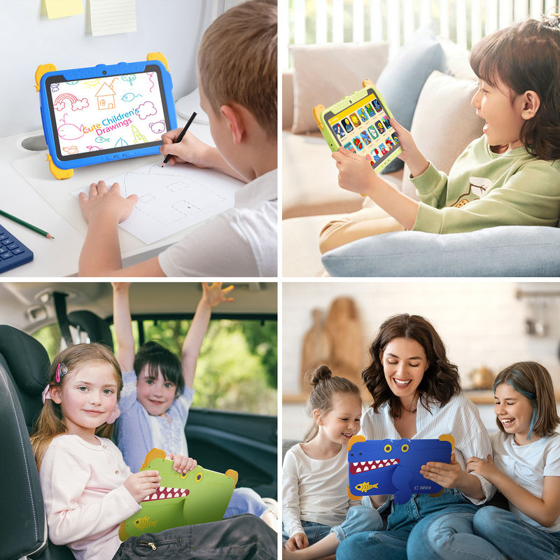C idee 10.1-inch tablet Kidspad Android 15 Quad-Core processor en ouderlijk toezicht CM10000plus
