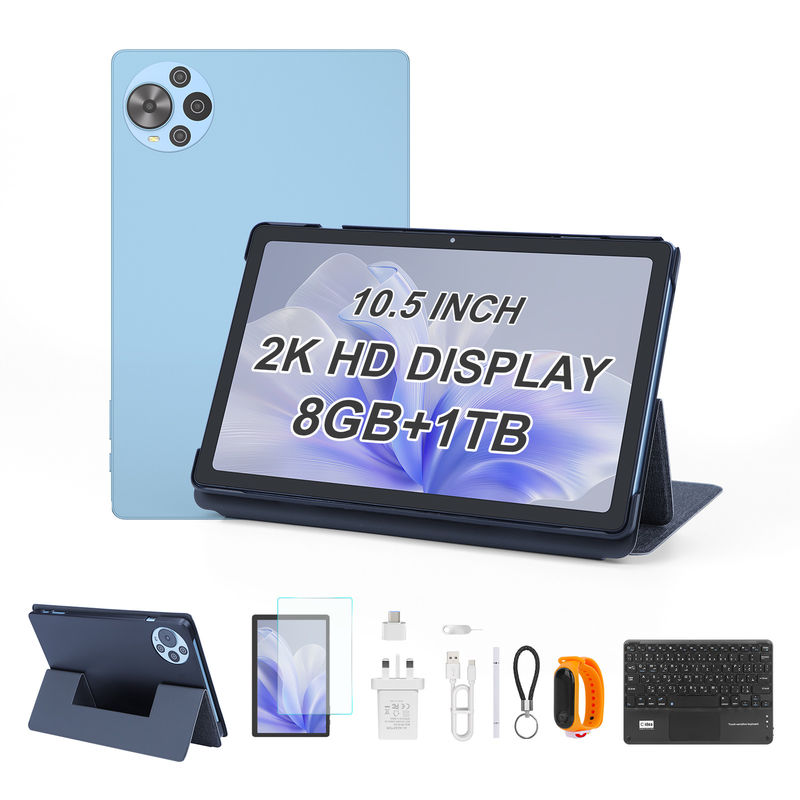 C Idea 10,5 inch Android 14 Tablet 2k Screen Smart Tablet PC CM10500 Plus Blauw