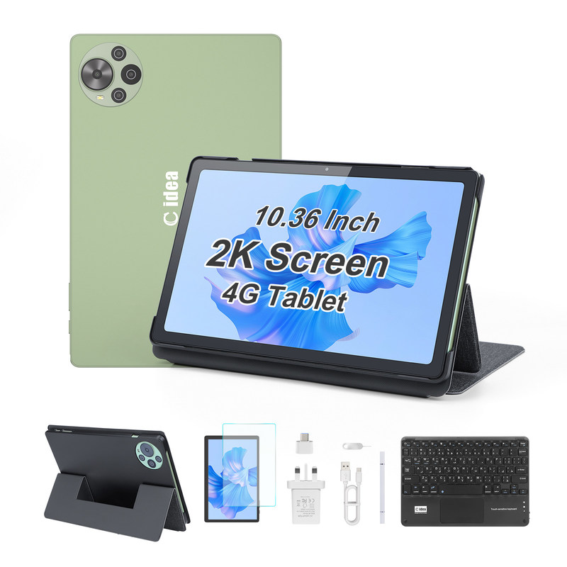 C idea 10,36 inch Android 14 Tablet Pc Educatieve Tablet Voor Studenten met Dual SIM Functionaliteit