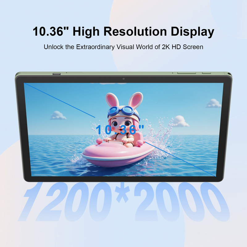 C idea 10,36 inch Android 14 Tablet Pc Educatieve Tablet Voor Studenten met Dual SIM Functionaliteit