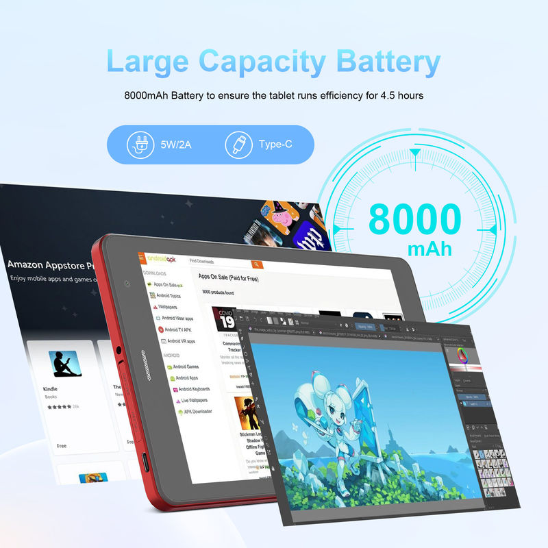 C idee MT6750 8-Core en 8GB RAM 8 inch Android Tablet PC met SIM voor Onderwijs CM817Pro max