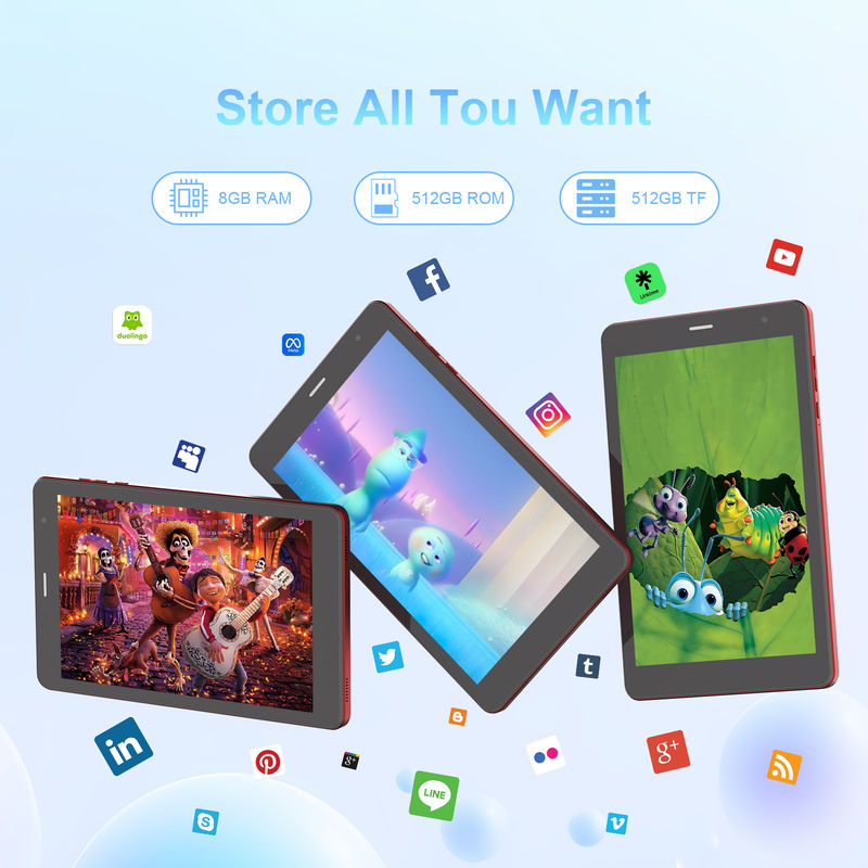 C idee MT6750 8-Core en 8GB RAM 8 inch Android Tablet PC met SIM voor Onderwijs CM817Pro max