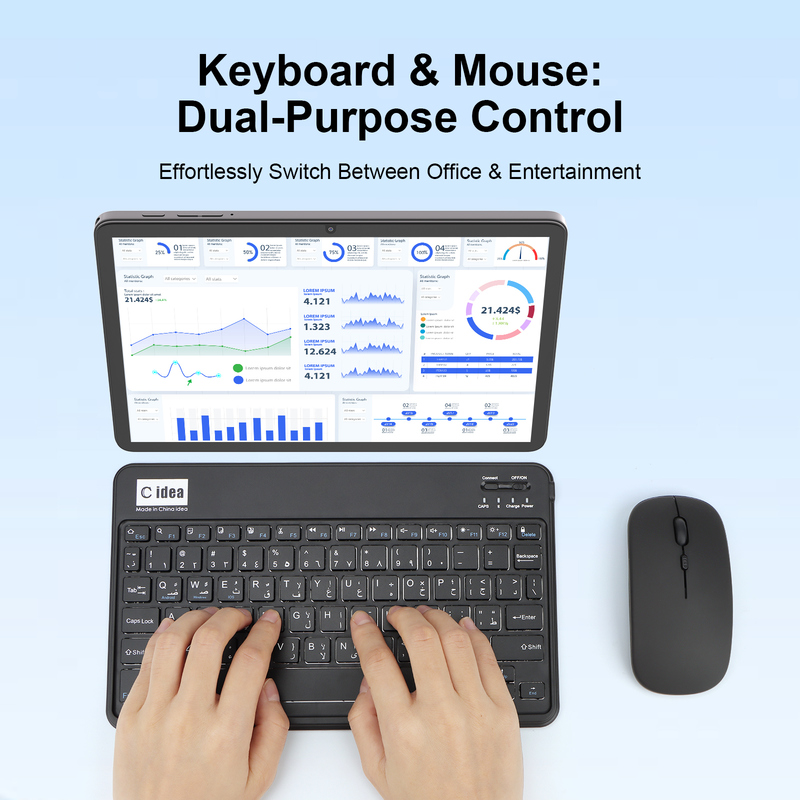 C Idea 10,1 inch Android 15 Tablet 8GB RAM 1TB ROM Model CM8800plus Zwart